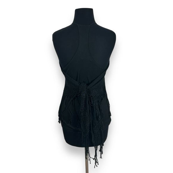 Alice +‎ Olivia Crochet Fringe Tank Top - Picture 2 of 9